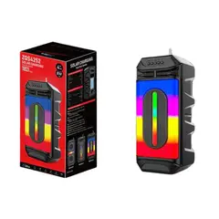 GENERICO - PARLANTE ZQS-4252 CARGA SOLAR CON MICROFONO