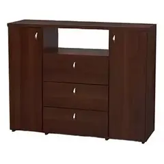 NACION MUEBLES - COMODA SLAVE COLOR MARRÓN