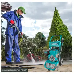 TOTAL TOOLS - Hidrolavadora a gasolina 3450 Psi 7 HP Total