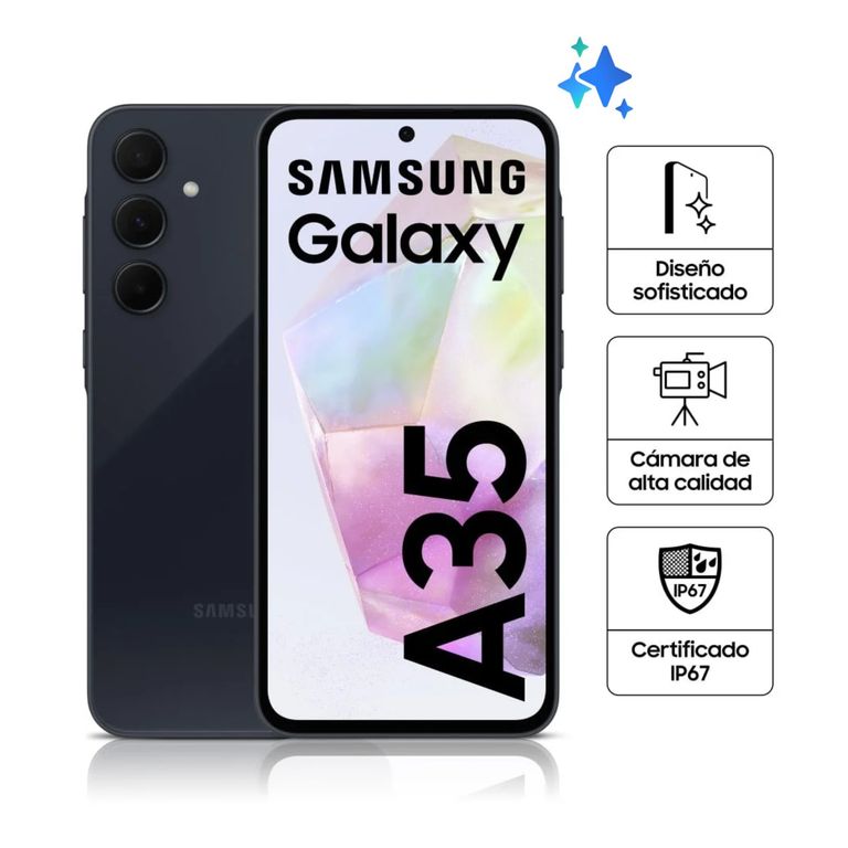 CELULAR GALAXY A35 5G 8GB RAM 256GB NEGRO