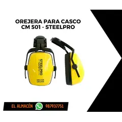 STEEL PRO - OREJERAS PARA CASCO CM 501 STEELPRO