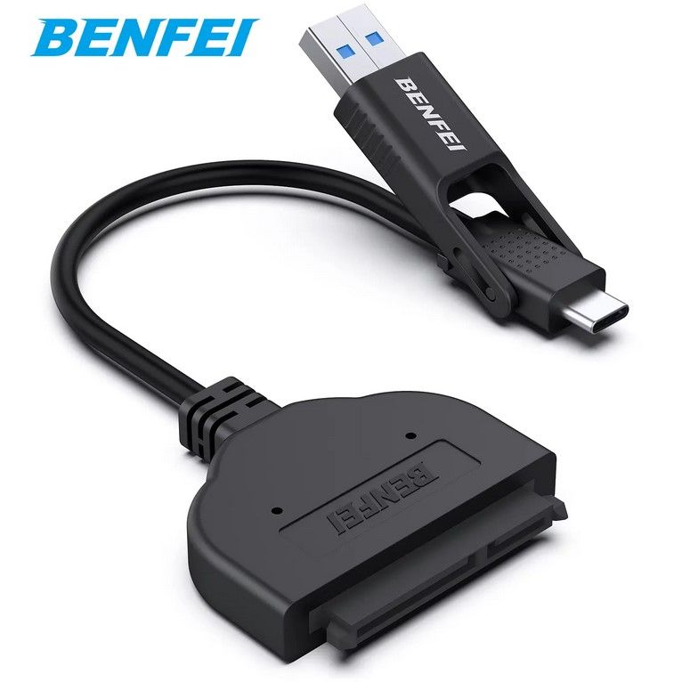 Convertidor disco disco duro a externo - 2en1 - HDD y SSD