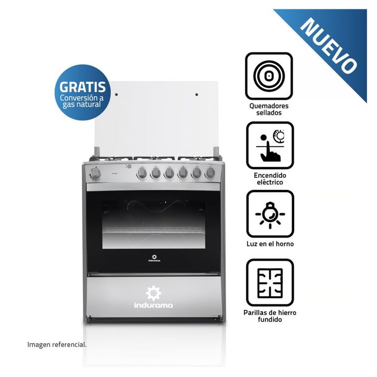 COCINA CATALUÑA 6 HORNILLAS CROMA