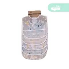 GENERICO - Babero de plastico de bebe pack x5 unidades rosita