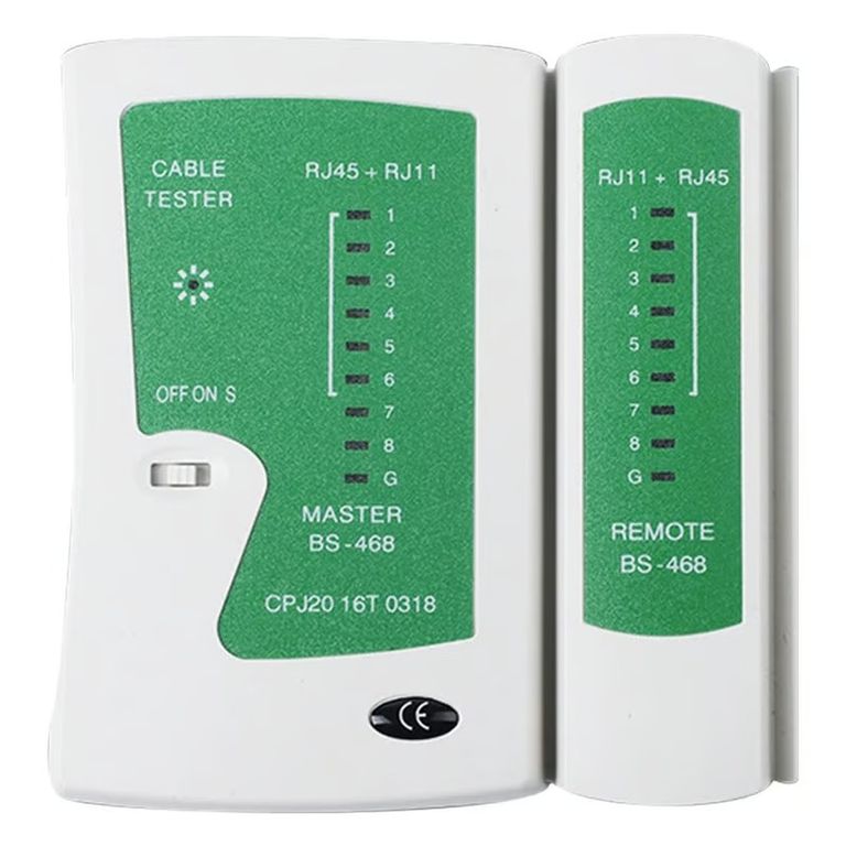 Lan Tester Probador De Cable Lan Red Rj45 Y Rj11 C Estuche