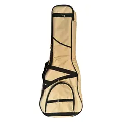 GENERICO - Funda para Guitarra Acústica Doble Acolchada - Beige