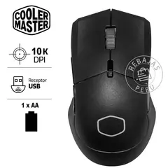 COOLER MASTER - Mouse Inalámbrico MM311 10000 DPI 2.4GHz Ligero Negro
