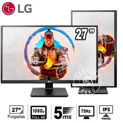 LG - Monitor 27BK550 IPS Full HD 75Hz PIVOT 5ms Ergonómico