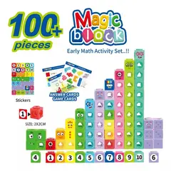 GENERICO - Magic Number Blocks - 100 pcs