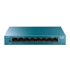 TP LINK - SWITCH TP-LINK 8 PUERTOS CASE METALICO ETHERNET 1000MBPS PN LS108G