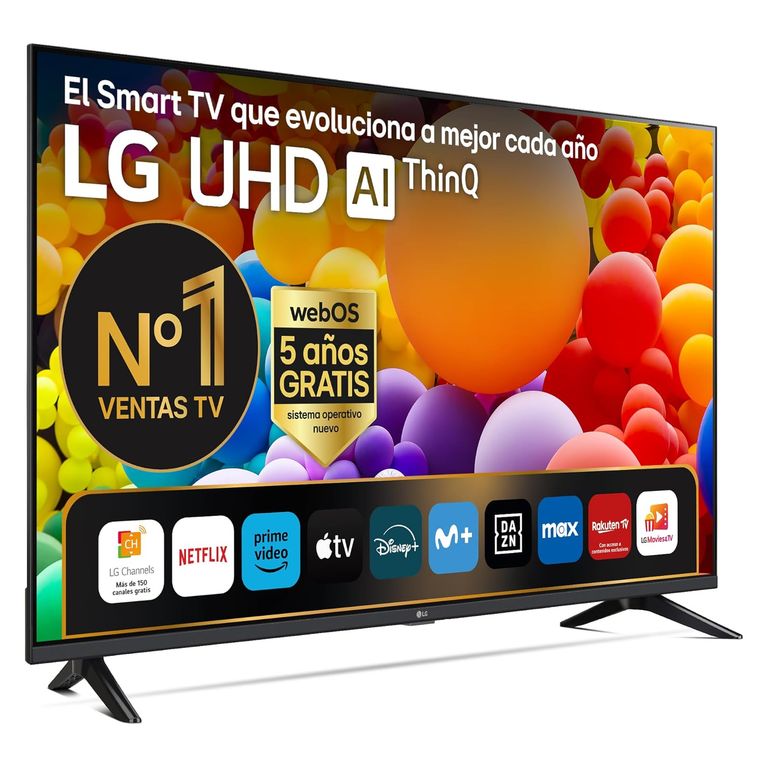 TELEVISOR 65 SMART TV THINQ AI WEBOS HUB 4K UHD LED 2024 - 65UT7300PSA