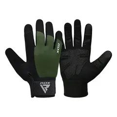 RDX - Guantes para Levantamiento de Pesas W1F Plus Verde - L