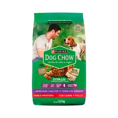 DOG CHOW - ALIMENTO DE PERRO ADULTO MAYORES +7 8KG
