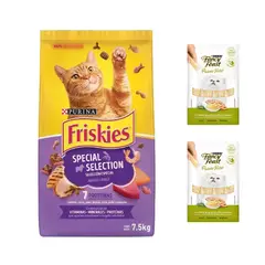 FRISKIES - ALIMENTO DE GATO SELECCION ESPECIAL 7.5 KG.