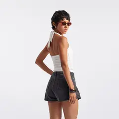 LUVARO - Top Entallado Halter Mujer