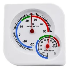 GENERICO - Medidor De Temperatura Y Humedad Analogico Termometro 2en1
