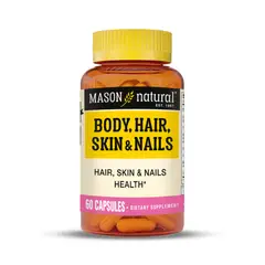 MASON NATURAL - Multivitamínico para Cabello, Piel y Uñas - - 60 Cáps