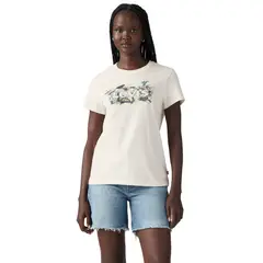 LEVIS - Polo Mujer The Perfect Tee Beige