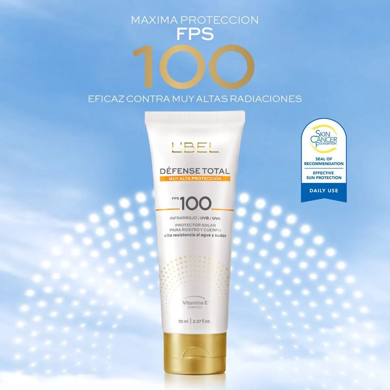 Défense Total FPS100 Protector Solar para Rostro&Cuerpo 70ml