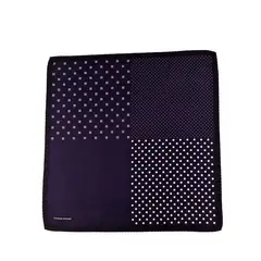 CHRISTIAN ARMAND - PAÑUELO DE 4 LADOS COLOR AZUL MARINO