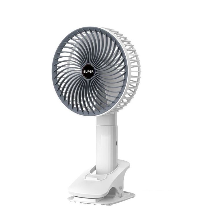 Ventilador con clip y soporte para teléfono de 29 x 16.5 cm - Cod 270