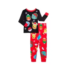 POKEMON - Conjunto Pijama Christmas Talla 4