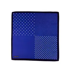 CHRISTIAN ARMAND - PAÑUELO DE 4 LADOS COLOR AZUL ELECTRICO