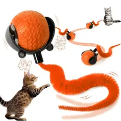 GENERICO - Pelota Inteligente para Gatos Juguete Interactivo con Cola