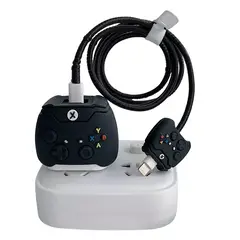 GENERICO - Funda De Silicona Protector Para Cargador Iphone 20w Videojuego Negro