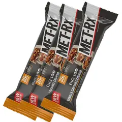 MET RX - BARRA PROTEICA BIG100 VAINILLA CARAMEL CHURRO x3UND