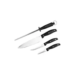 OSTER - Juego de Cuchillos 4Pzs Acero Inoxidable 75679-04 Negro