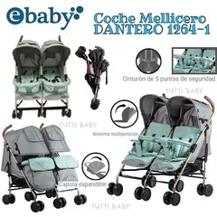 EBABY - COCHE MELLICERO DANTERO VERDE