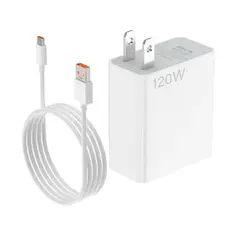 XIAOMI - Cargador 120W Tipo C para Redmi Note 12 Pro+ Original Blanco