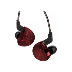 KZ - Audifono ZS10 HiFi 4BA 1DD -Rojo
