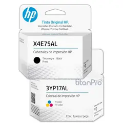 HP - Kit Cabezal Negro Tricolor X4E75AL 3YP17AL