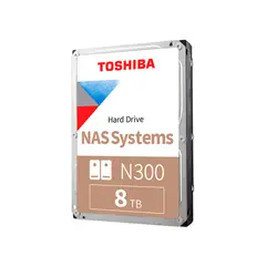TOSHIBA - DISCO DURO N300 8TB NAS SATA 7200RPM 512MB PN HDWG780XZSTA