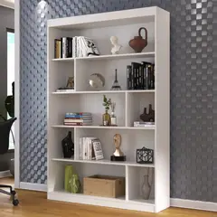 R&R MUEBLES - Estante Moderno Kouji Blanco