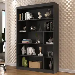 R&R MUEBLES - Estante Moderno Kouji Negro