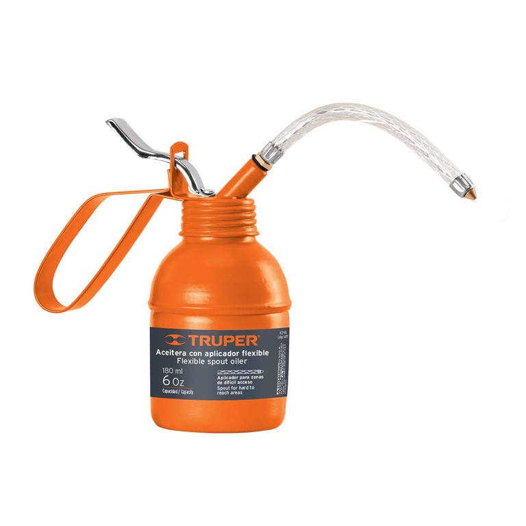 Aceitera de 180 ml (6 oz) con aplicador flexible,