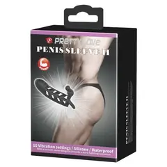 PRETTY LOVE - Funda Pene Texturizada Extensora 15.8 cm Bala Vibradora Clítoris