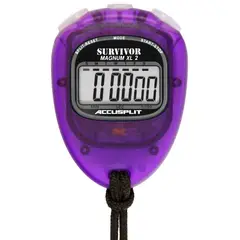 ACCUSPLIT - Cronómetro Digital Survivor 2 Profesional - Morado