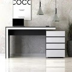 TU MESITA - Escritorio Contemporáneo Sanse Negro 142cm