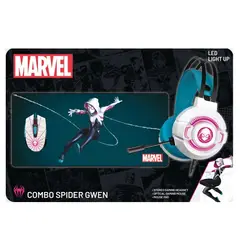 XTECH - Pack Ghost Spider Audífonos + Mouse + Mouse PAD