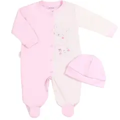 GENERICO - Enterizo Algodon - Amigos Rosado