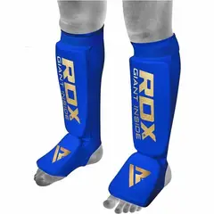 RDX - Canilleras con Empeine de Espuma MMA SI Azul - XL