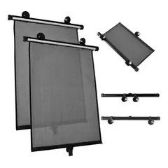 JET - Tapasol Enrollable 40x45cm Negro 2pcs