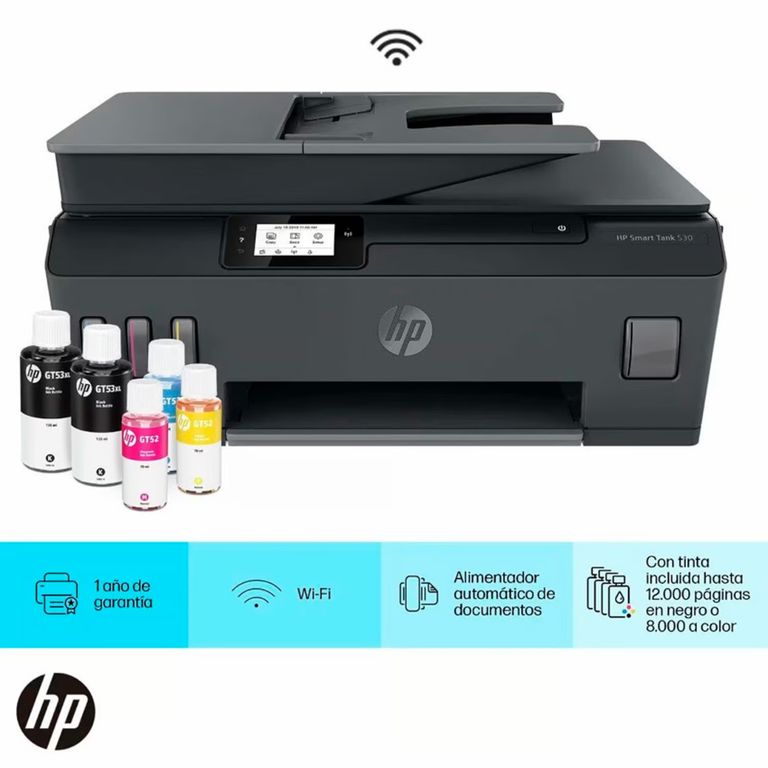 Impresora Multifuncional 530 wifi ADF negro