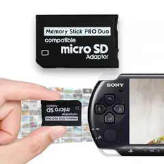 GENERICO - Adaptador Memory stick PRO DUO micro Sd para PSP