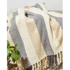 MAP DESIGN HOME - Manta Boho Chic II Algodon 170x130cm