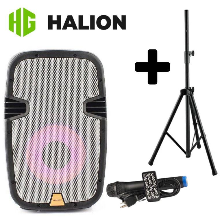 Parlante Portátil PHA10MB 1000W USB BT + Soporte